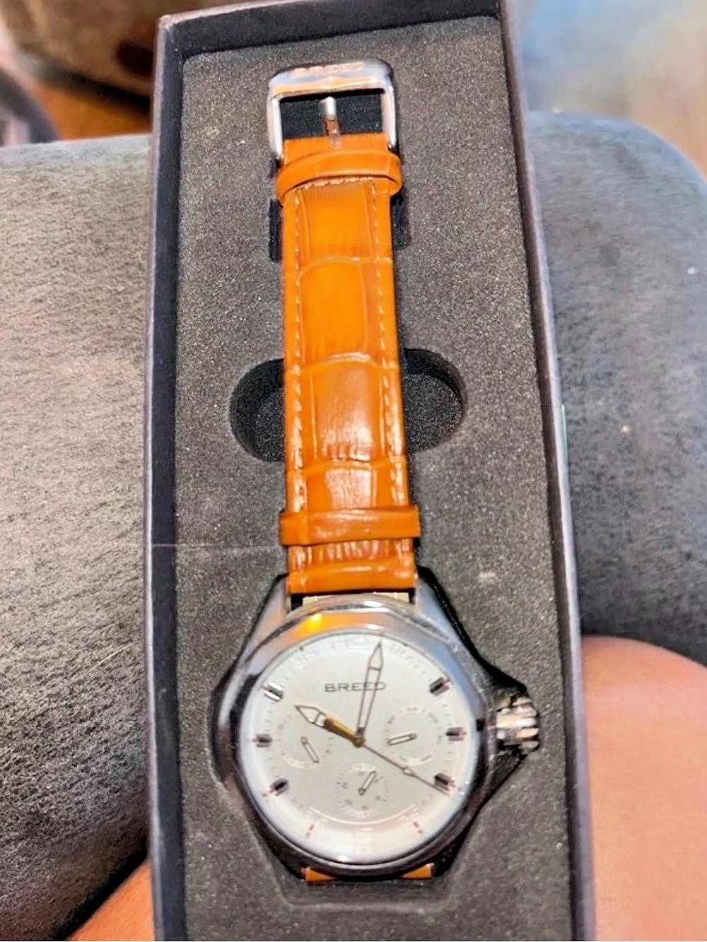 Breed BRD69021 Leather Watch NWT